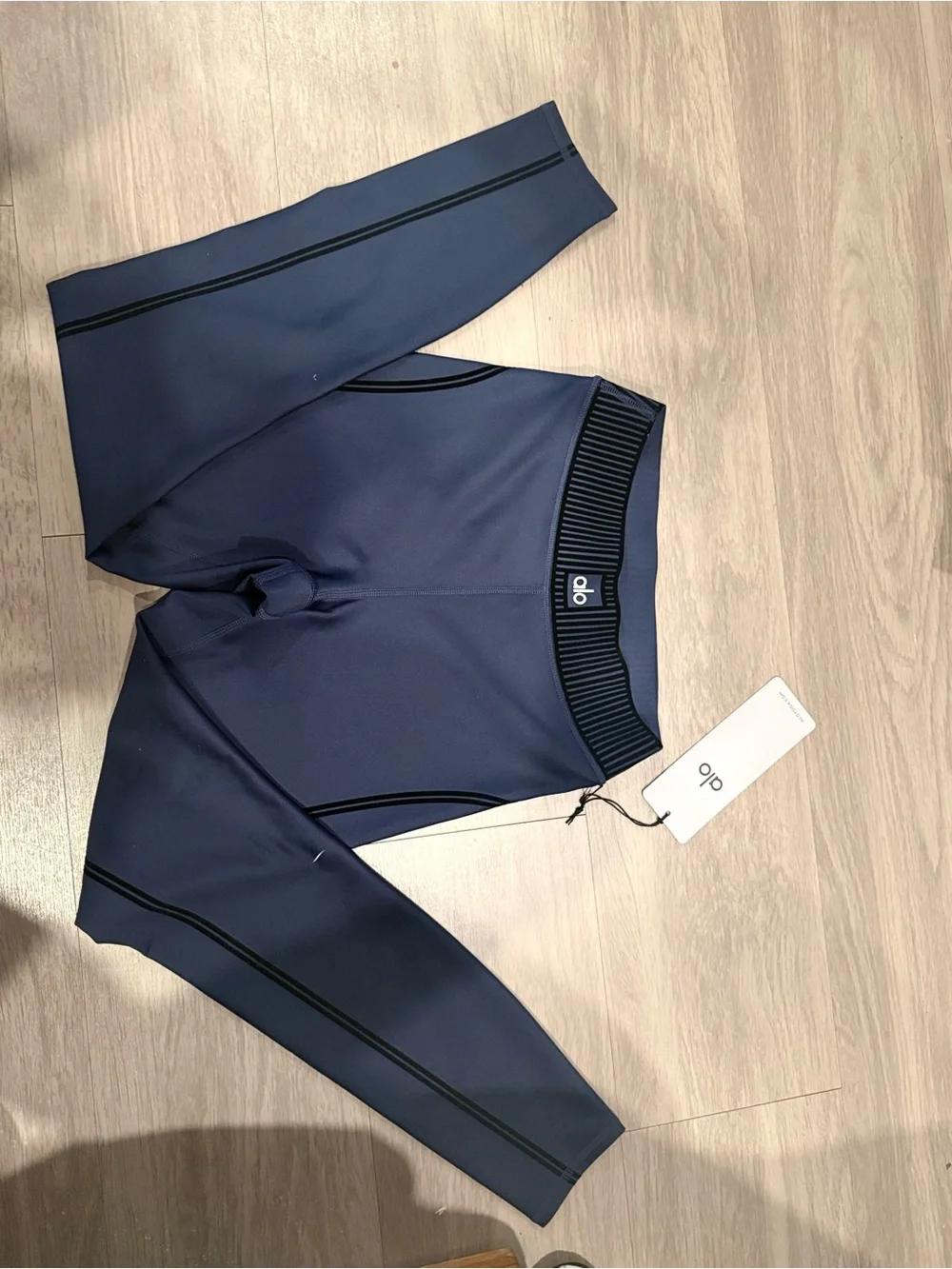 Airlift High-Waist 7/8 Line Up Legging - Navy Size XS